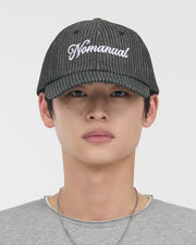 【NOMANUAL】NM STRIPE BALL CAP