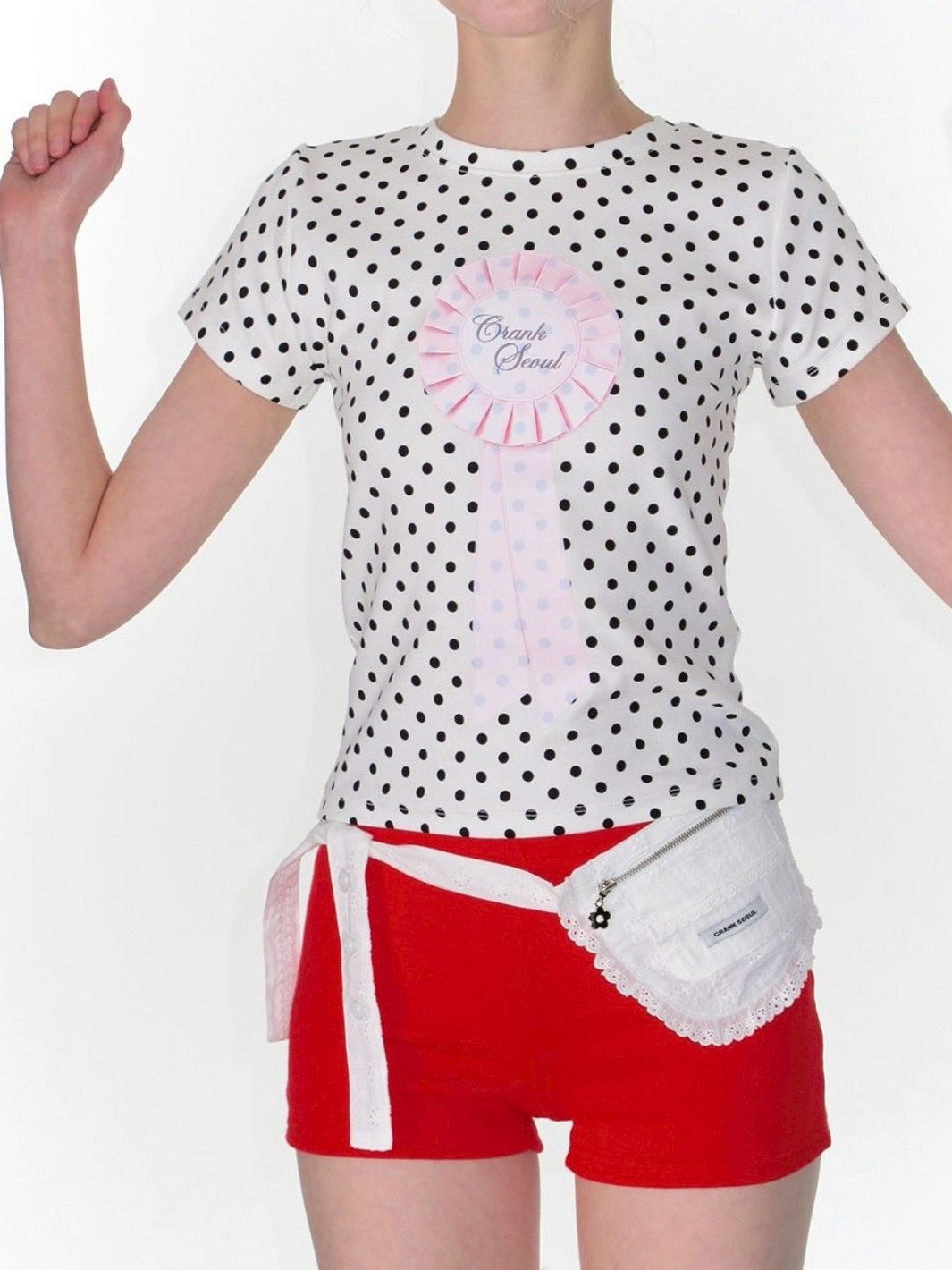 【CRANK】ROSETTE GRAPHIC TOP