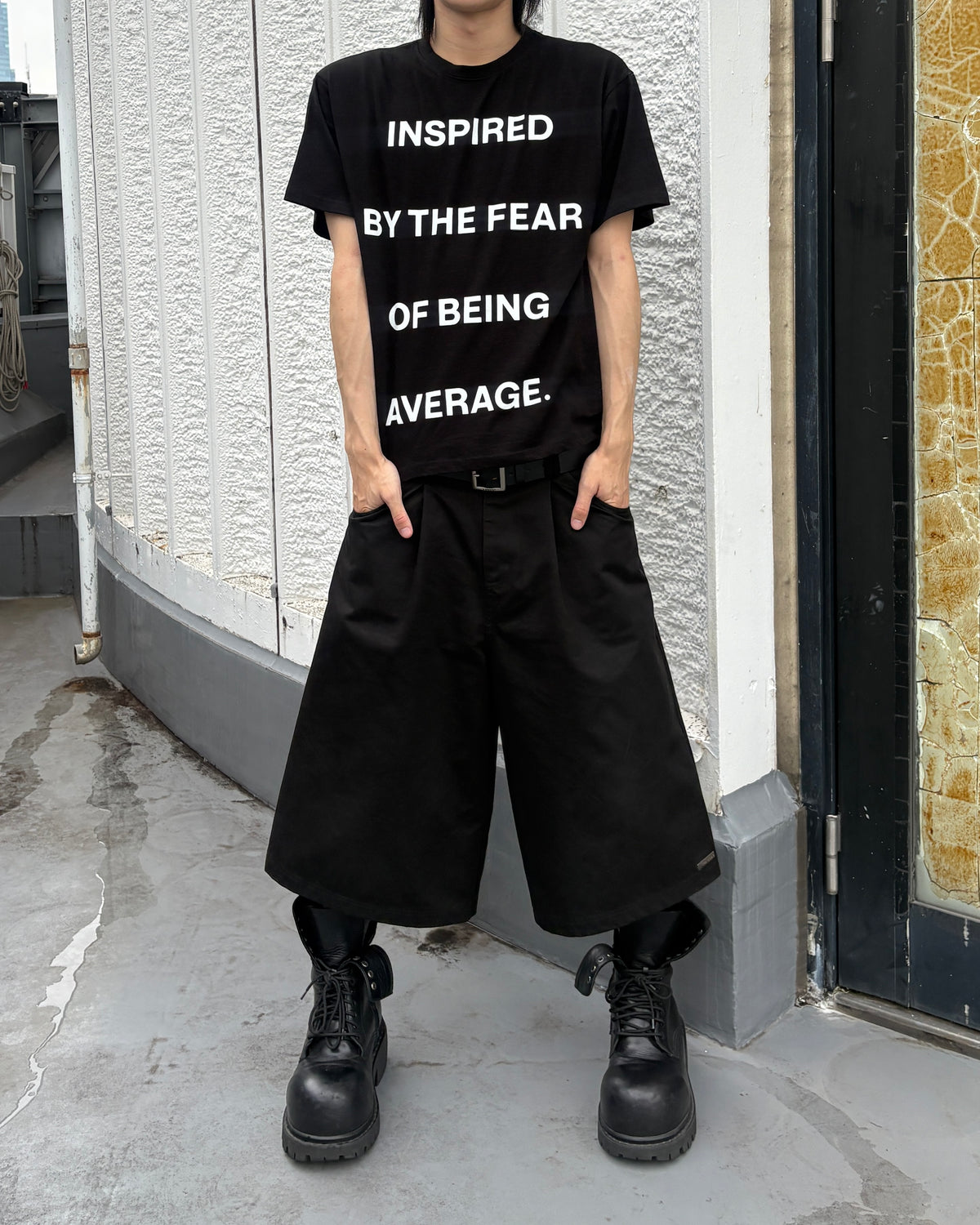 受注制【youll】message tee (3color)