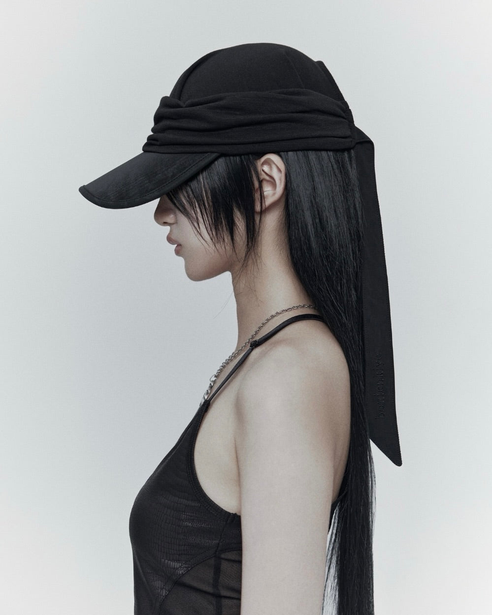 【bonienkiye】Drape Strap Cap