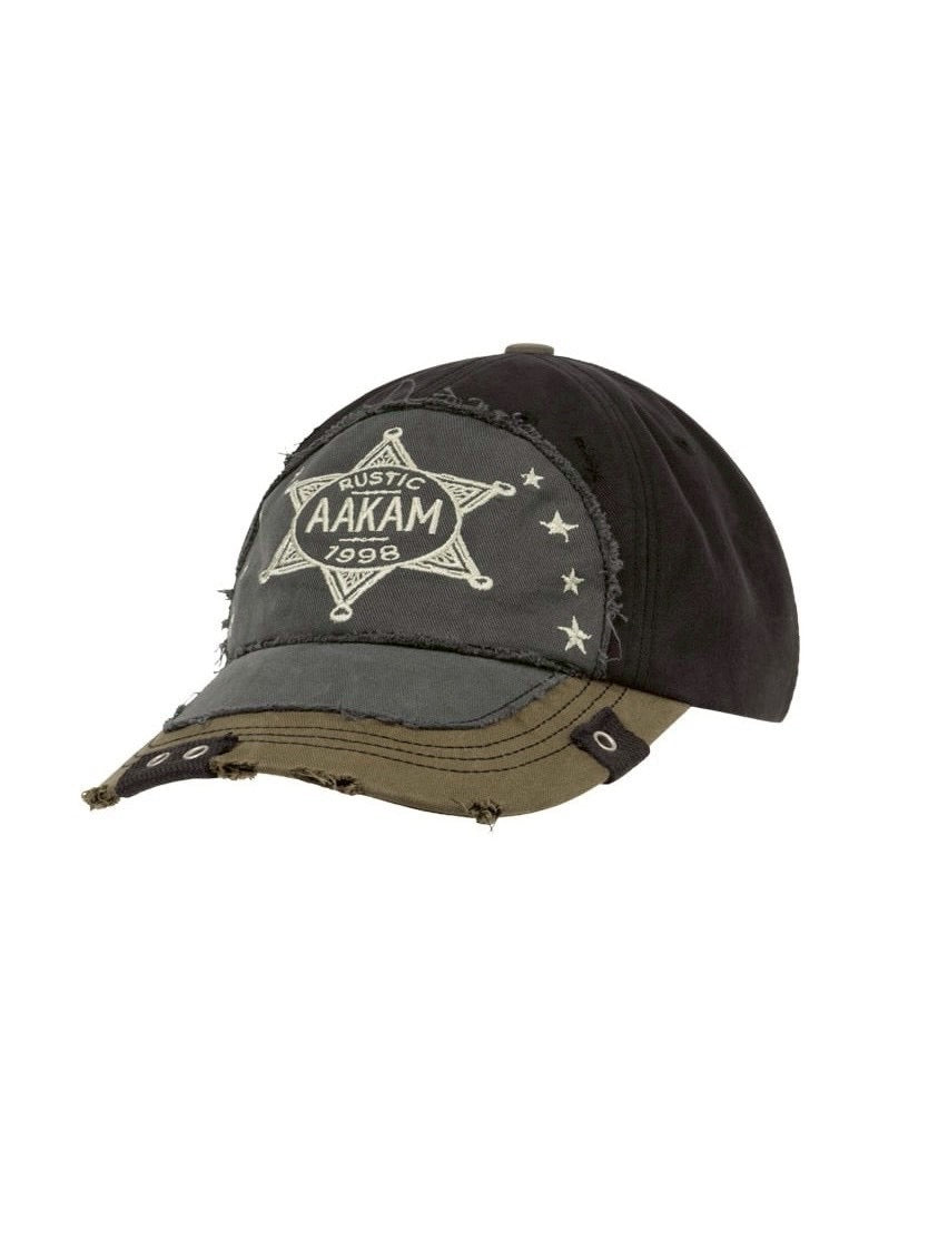 【AAKAM】Rustic Sheriff Ball Cap