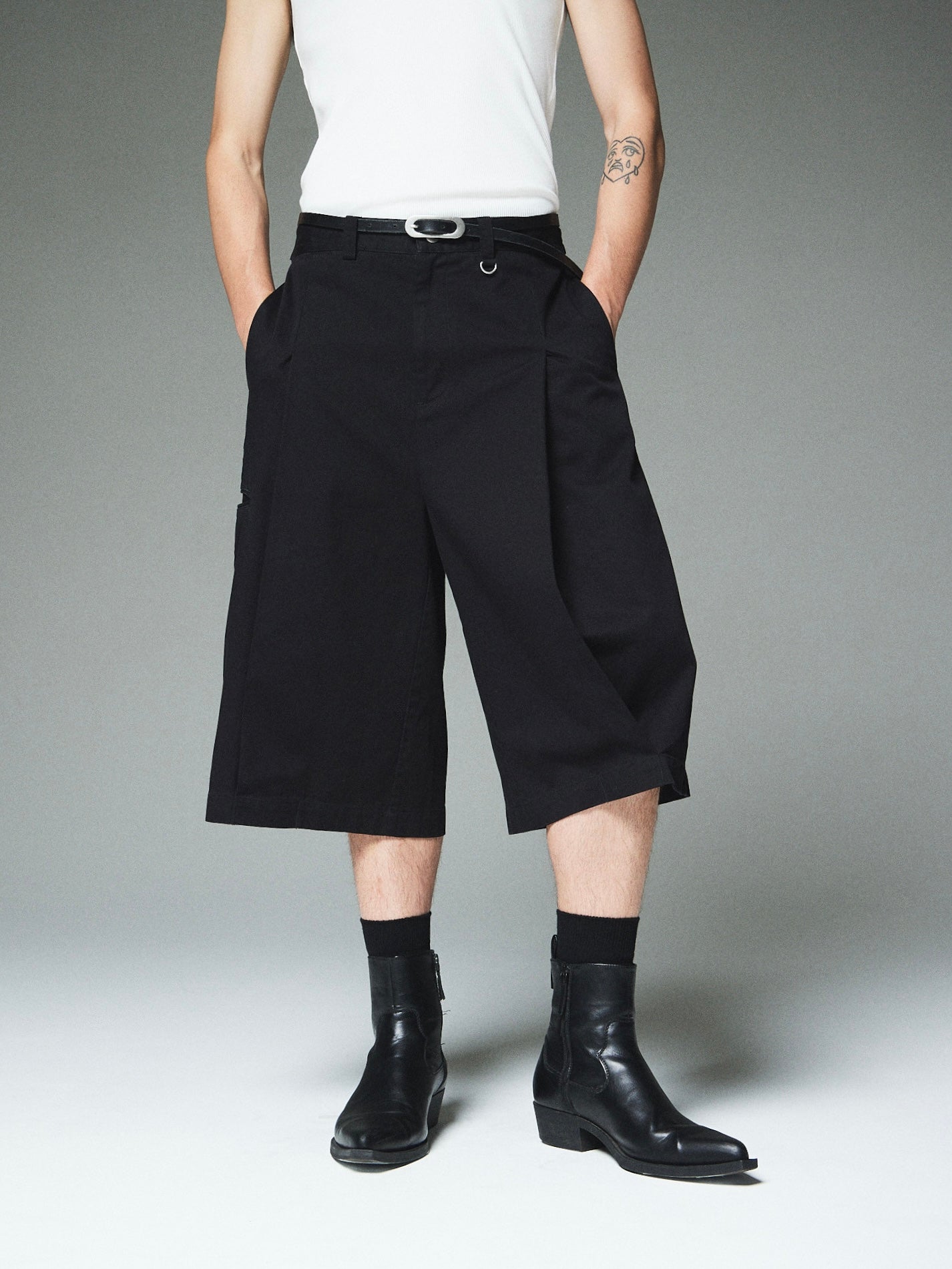 【CS】cotton bermuda shorts