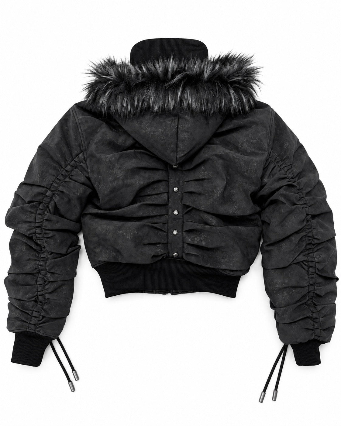 【DIG YOUR OWN GRAVE】SHIRRED FUR MA-1