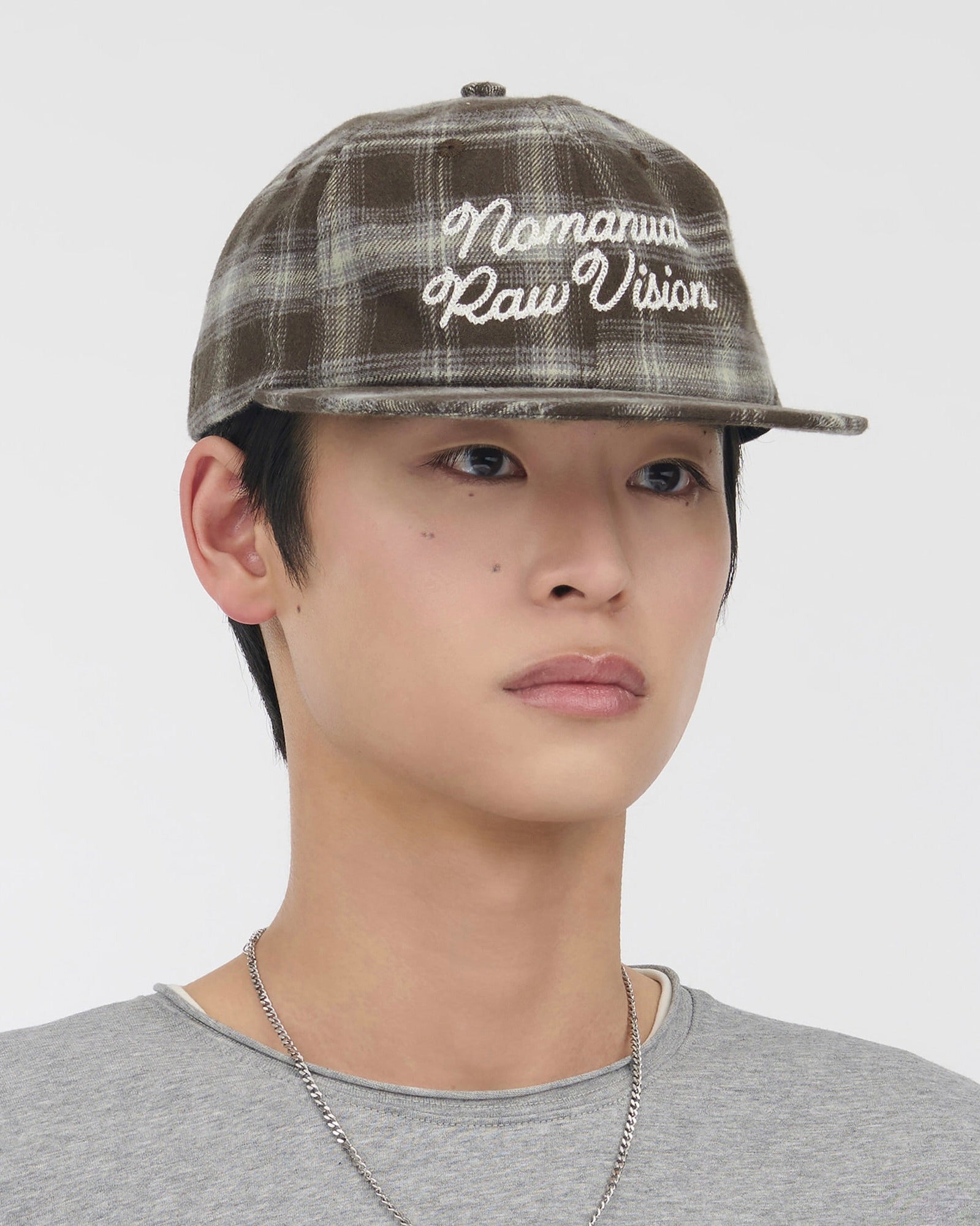 【NOMANUAL】N.R CHECK BALL CAP