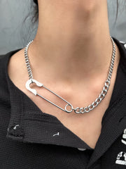 受注制【Never mind the XU】clip chain necklace