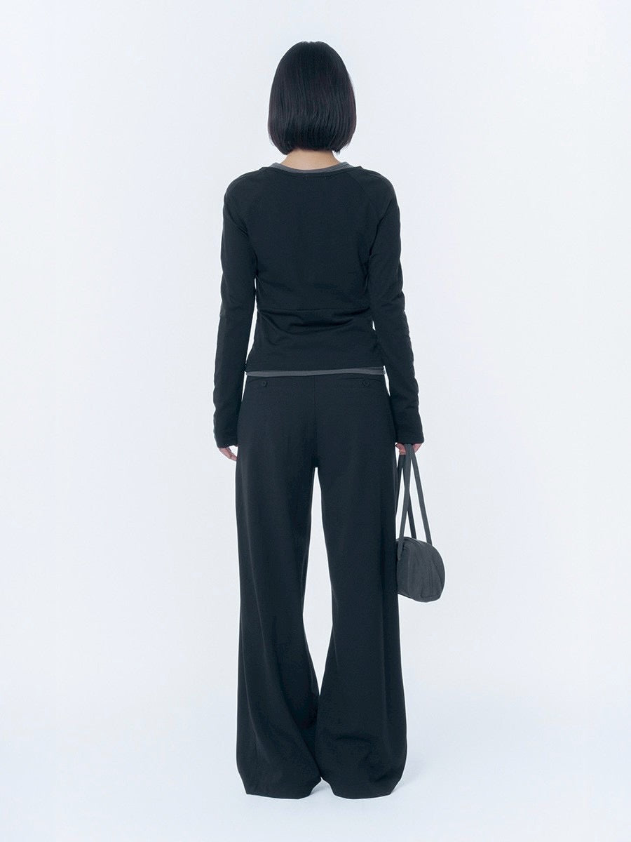 【Miseki seoul】Twill baguette bag