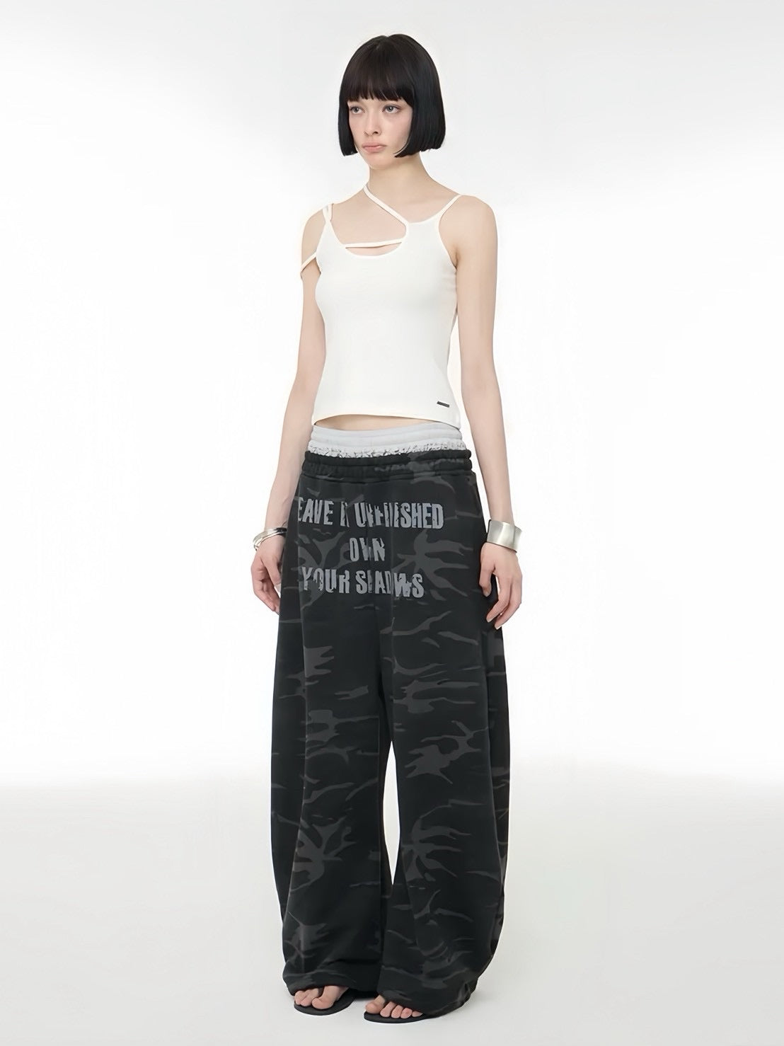 【ROCK CAKE】Layer Strap Tank Top