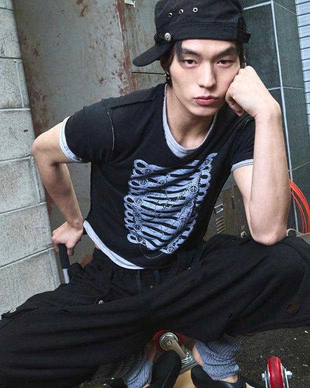 【LECYTO】Monarque Layered T-Shirt