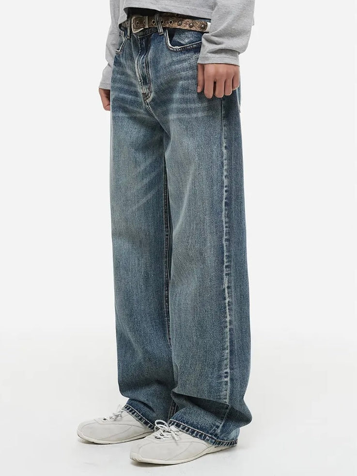 【DNSR】Relax Wide Denim Pants