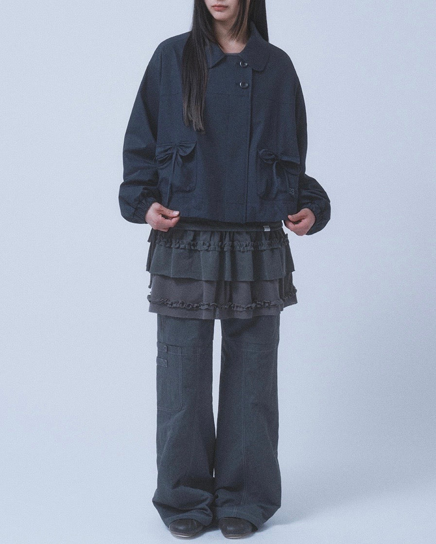 【TUOMIO】FRILL LAYERED LONG SLEEVE