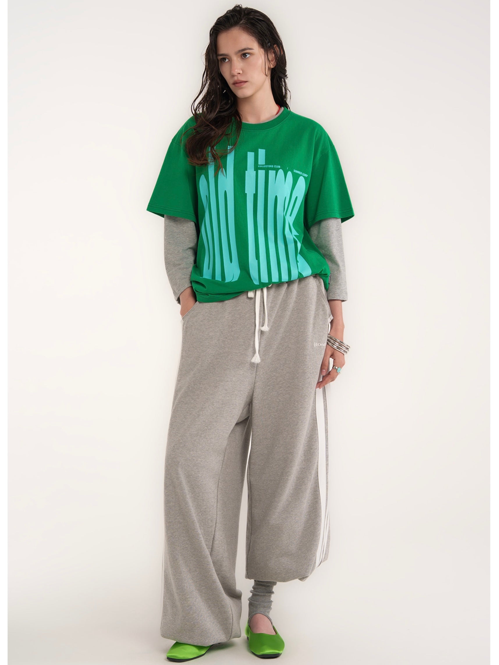 【ESC STUDIO】Homie 3-stripe sweat pants