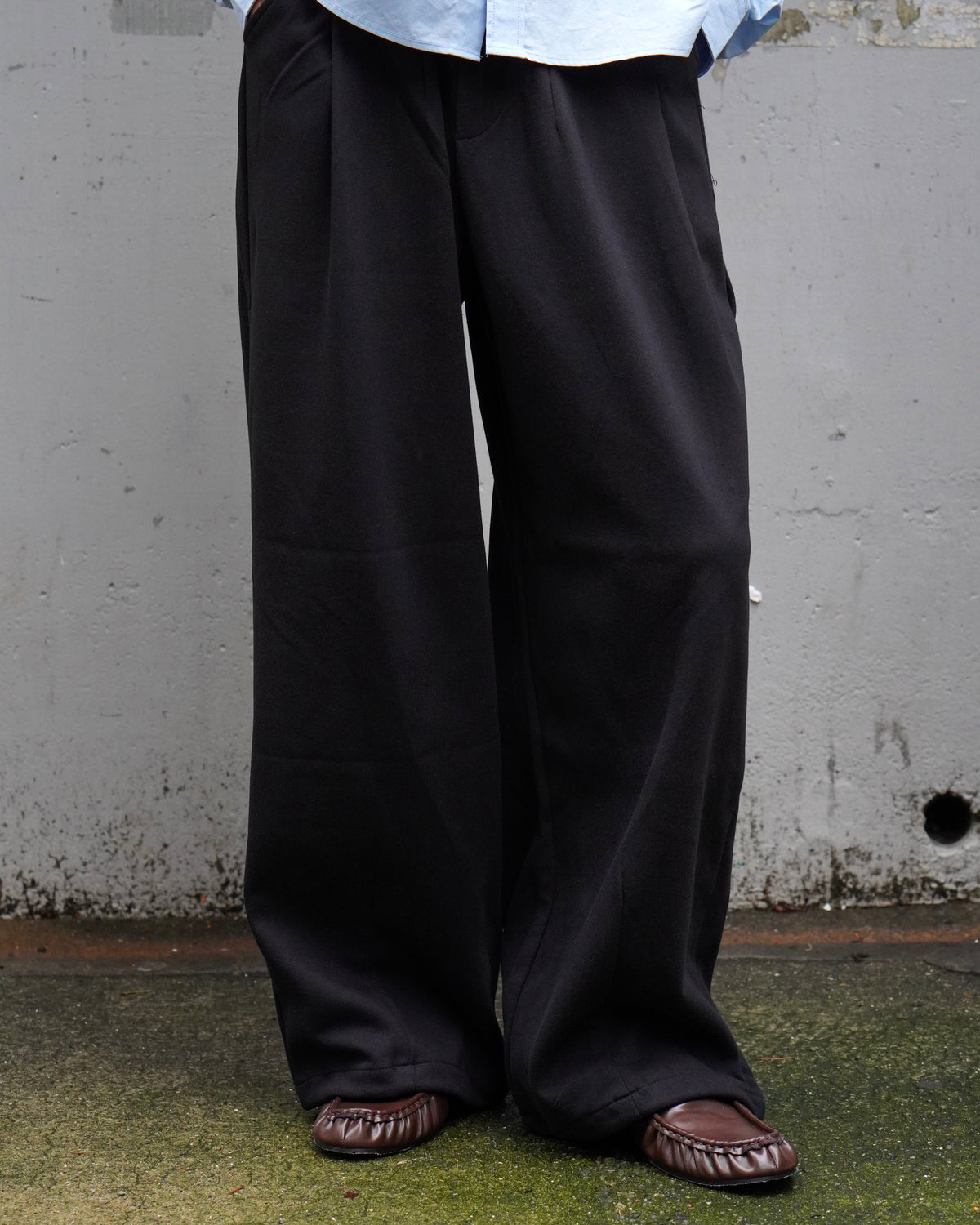 東京店WEB限定【Chikashitsu +】pintuck sweat pants (2color)