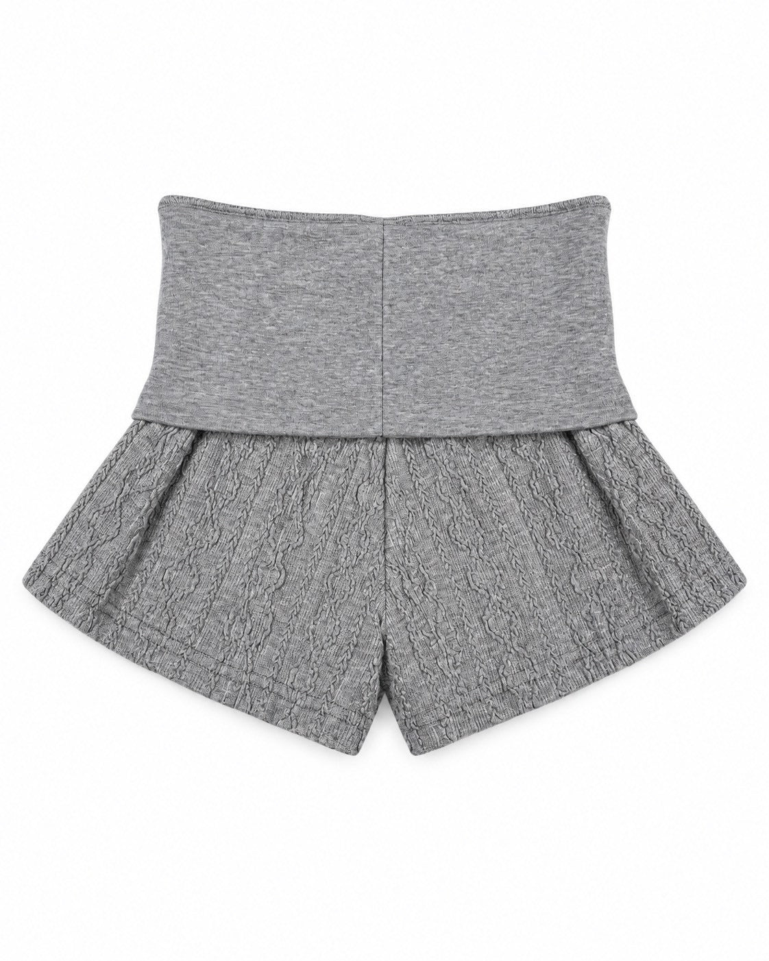 受注制【Never mind the XU】Napoleon lace knit shorts (2color)