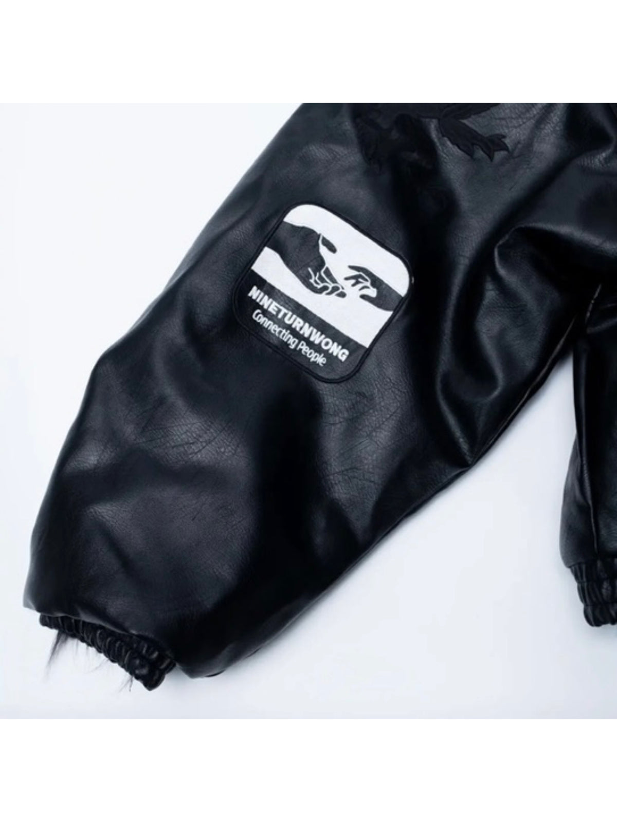 【F.V.V.O】Embroidered Hooded Bomber Jacket