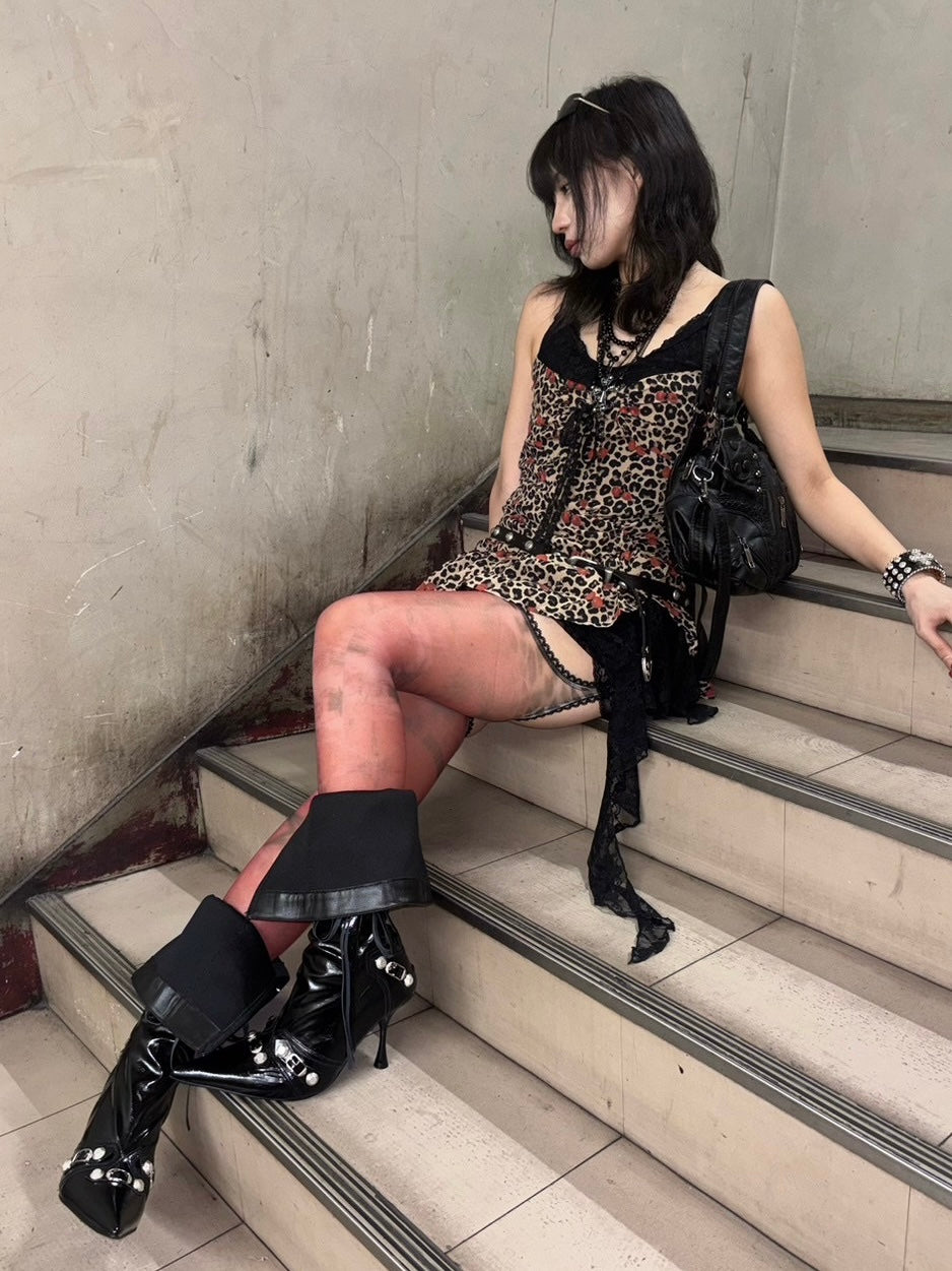 7/11 20:00発売　国際配送【BABY09】Loose Guard  Heel Boots (2color)