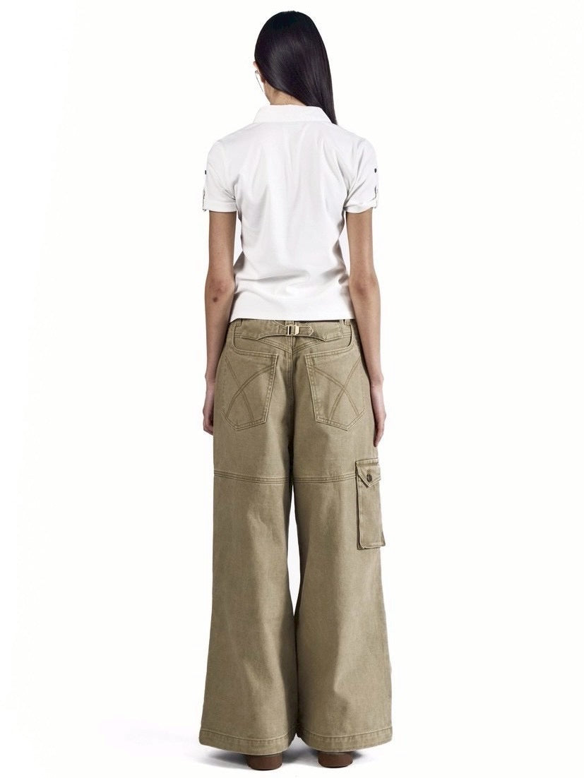 【AAKAM】Cowboy Chaps Cotton Pants