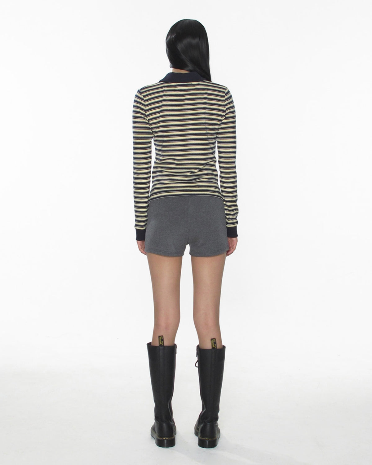 【CRANK】PIN STRIPE PK TOP