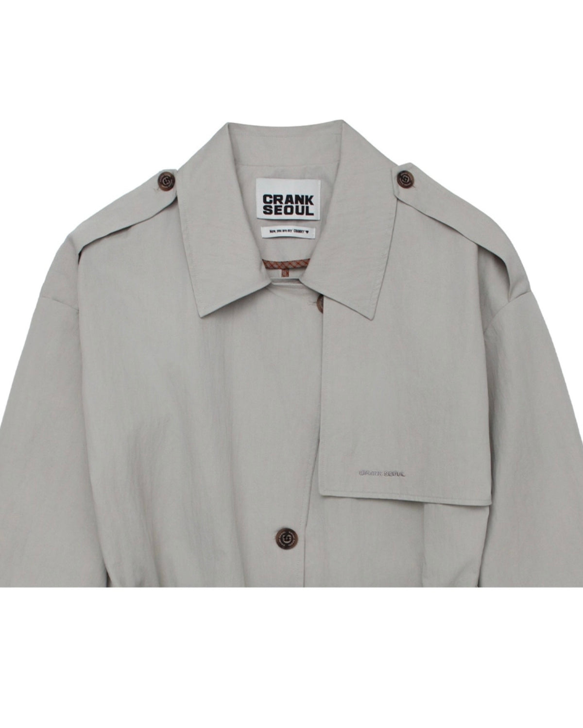 【CRANK】BELTED LONG TRENCH COAT