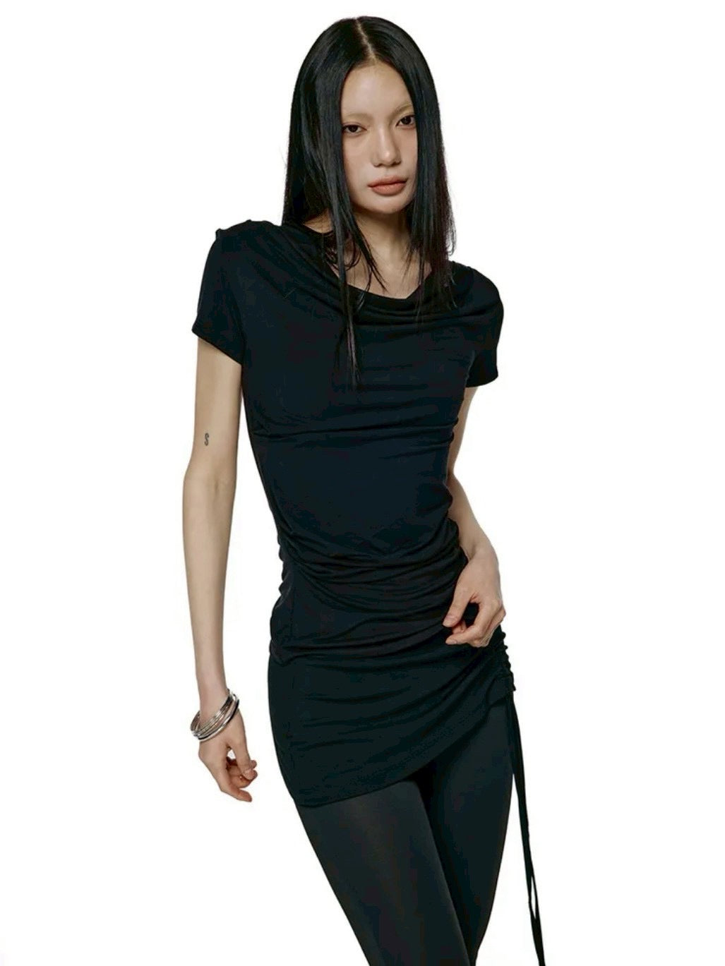 【ROCK CAKE】Drape Essential Top