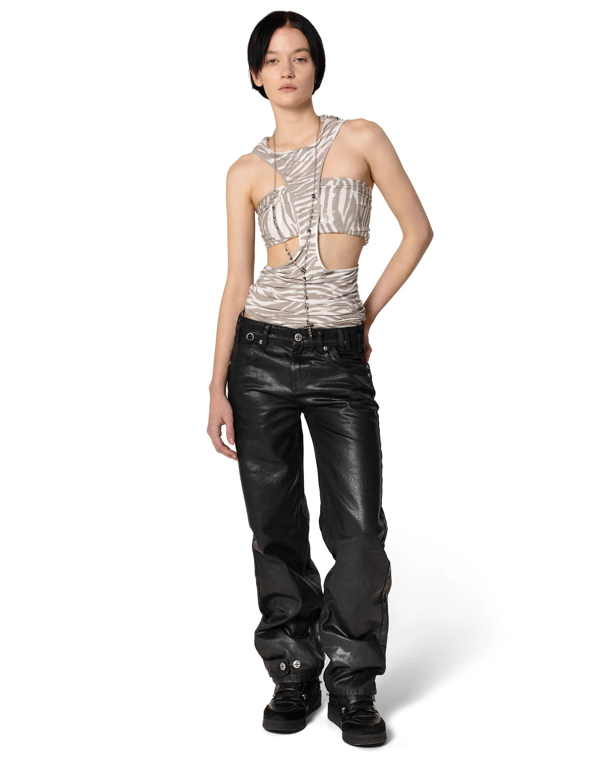 【RACER WORLDWIDE】Coated Slim Denim