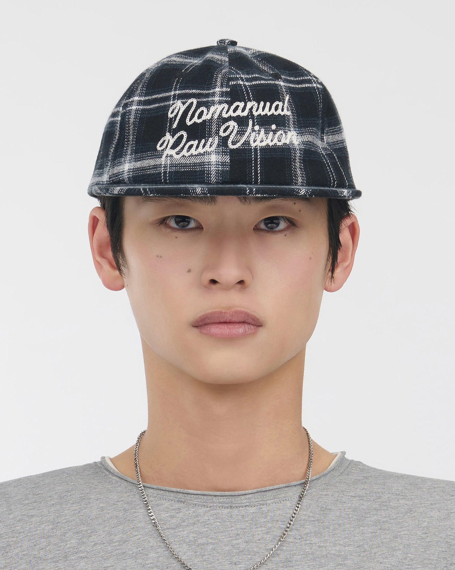 【NOMANUAL】N.R CHECK BALL CAP