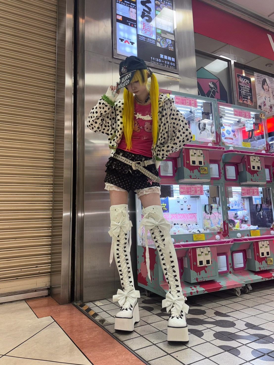 【Never mind the XU】star print skirt pants (3color)