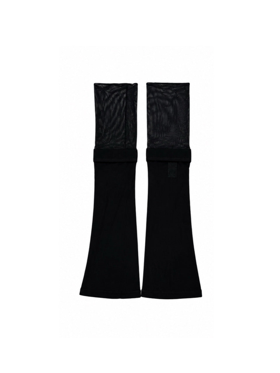 国際配送【Never mind the XU】docking sheer flare leg warmer (3color)