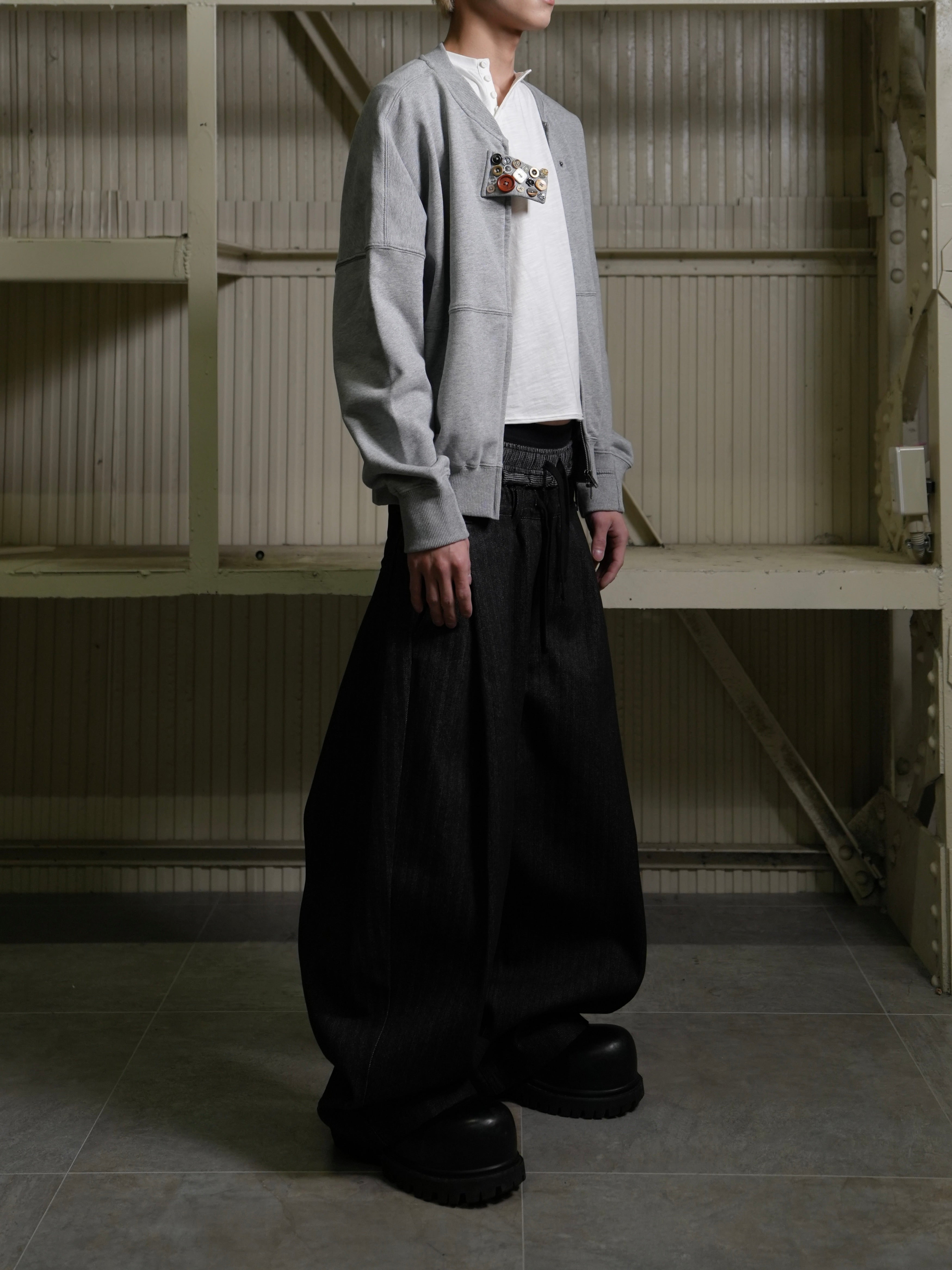 【Lee fi Ne】Multi Button Zip-Up Jacket