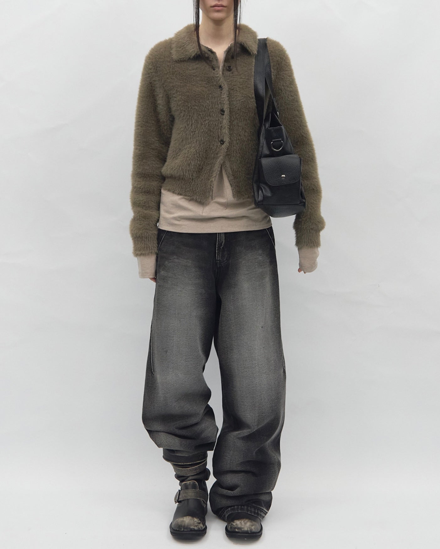 【BLR BLUER】Marked Silence Denim Pants