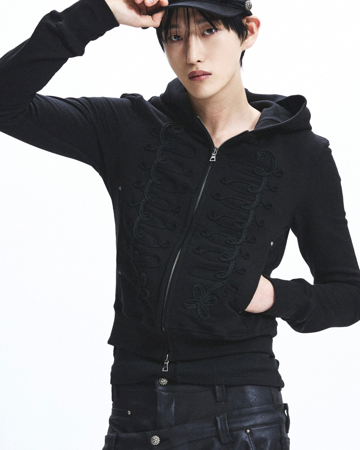 【LECYTO】Hussar Loop Zip-Up Hoodie