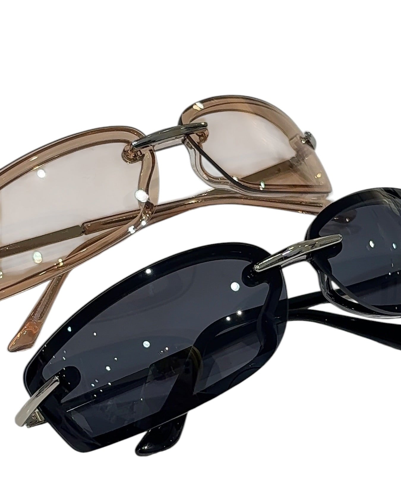 国際配送【Never mind the XU】slim shade sunglasses (2color)