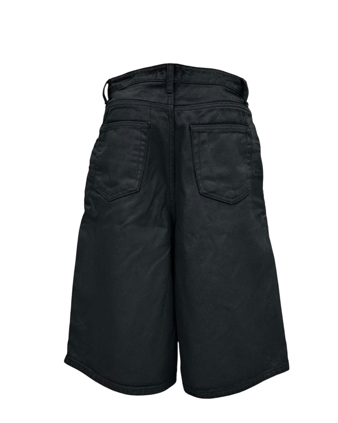 受注制【nmtc+】Coated shirring bermuda pants