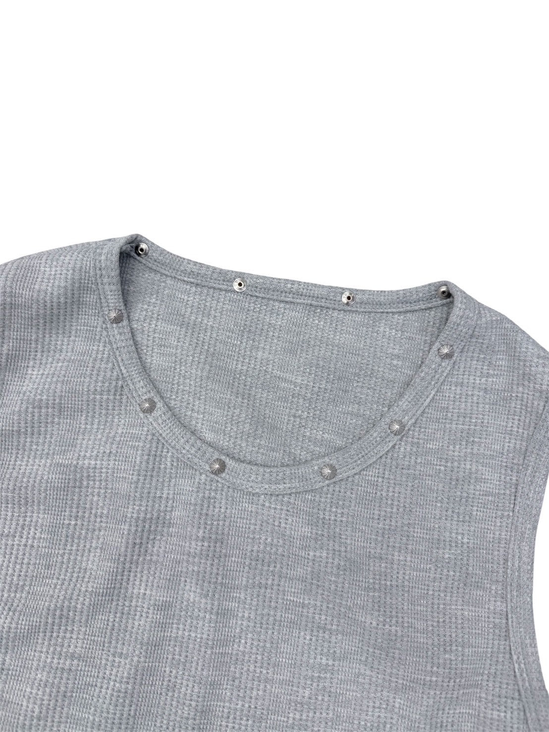 6/19 20:00発売 受注制【nmtc+】Studded Rib Tank Top (3color)