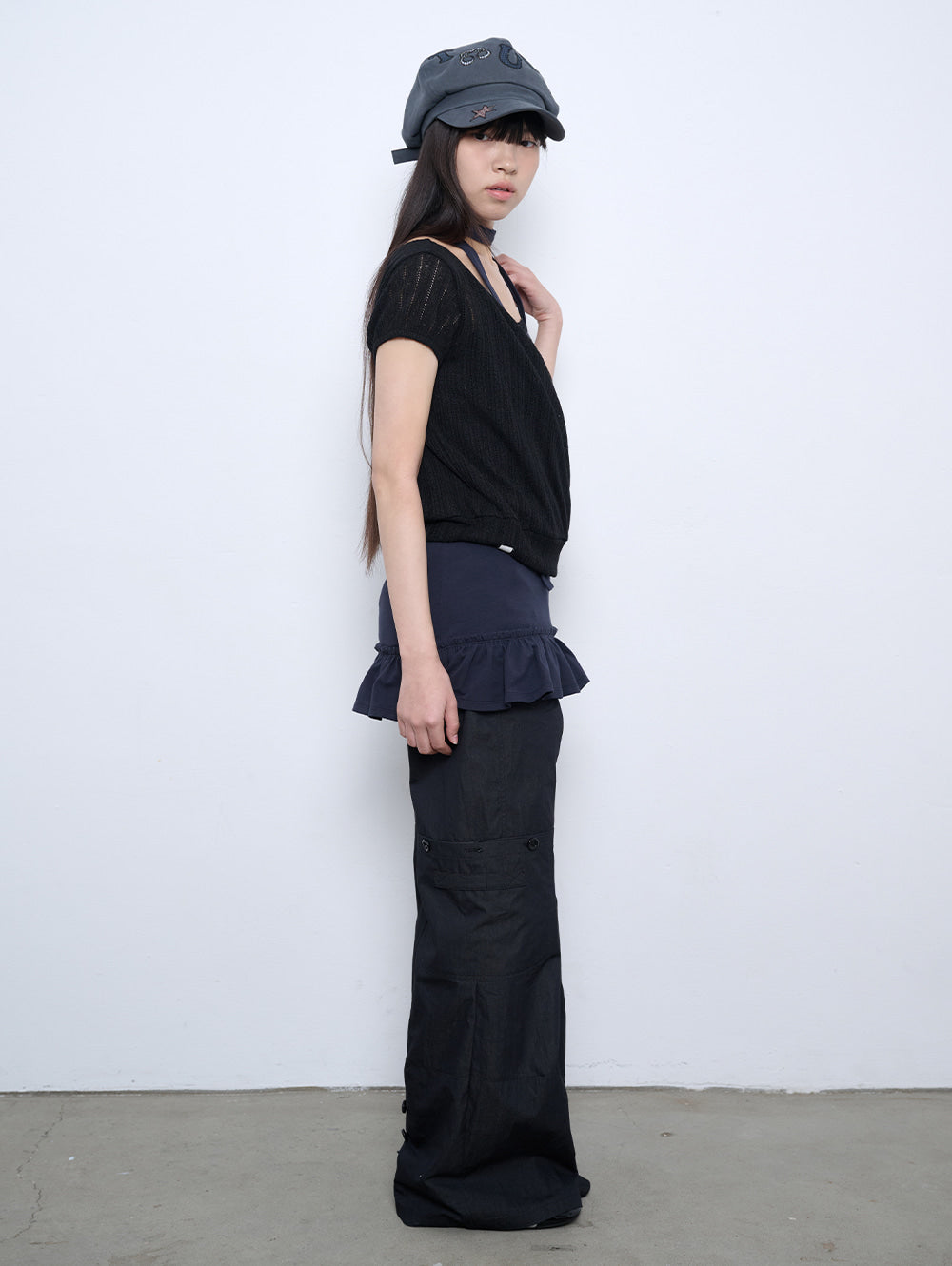 【TUOMIO】LIGHT LAYERED BOLERO
