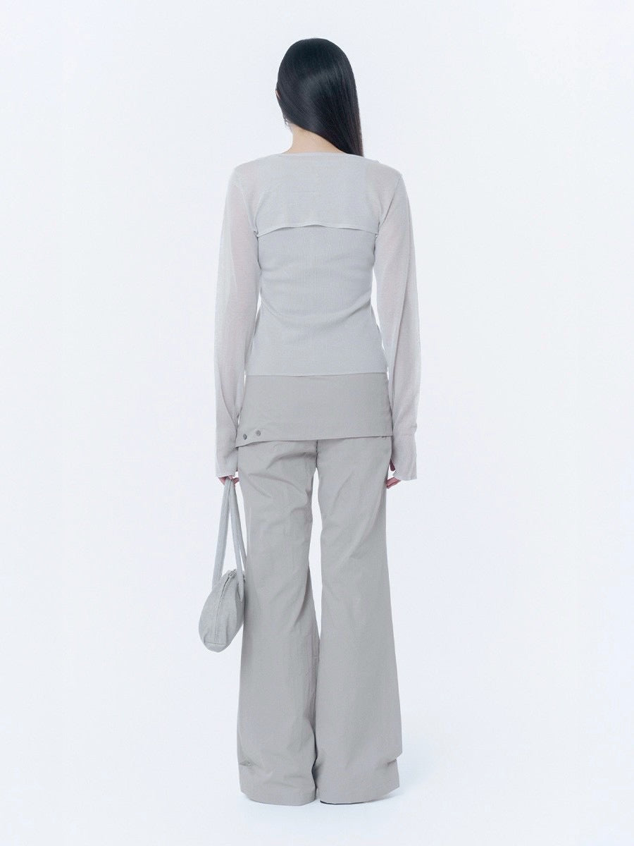 【Miseki seoul】Twill baguette bag