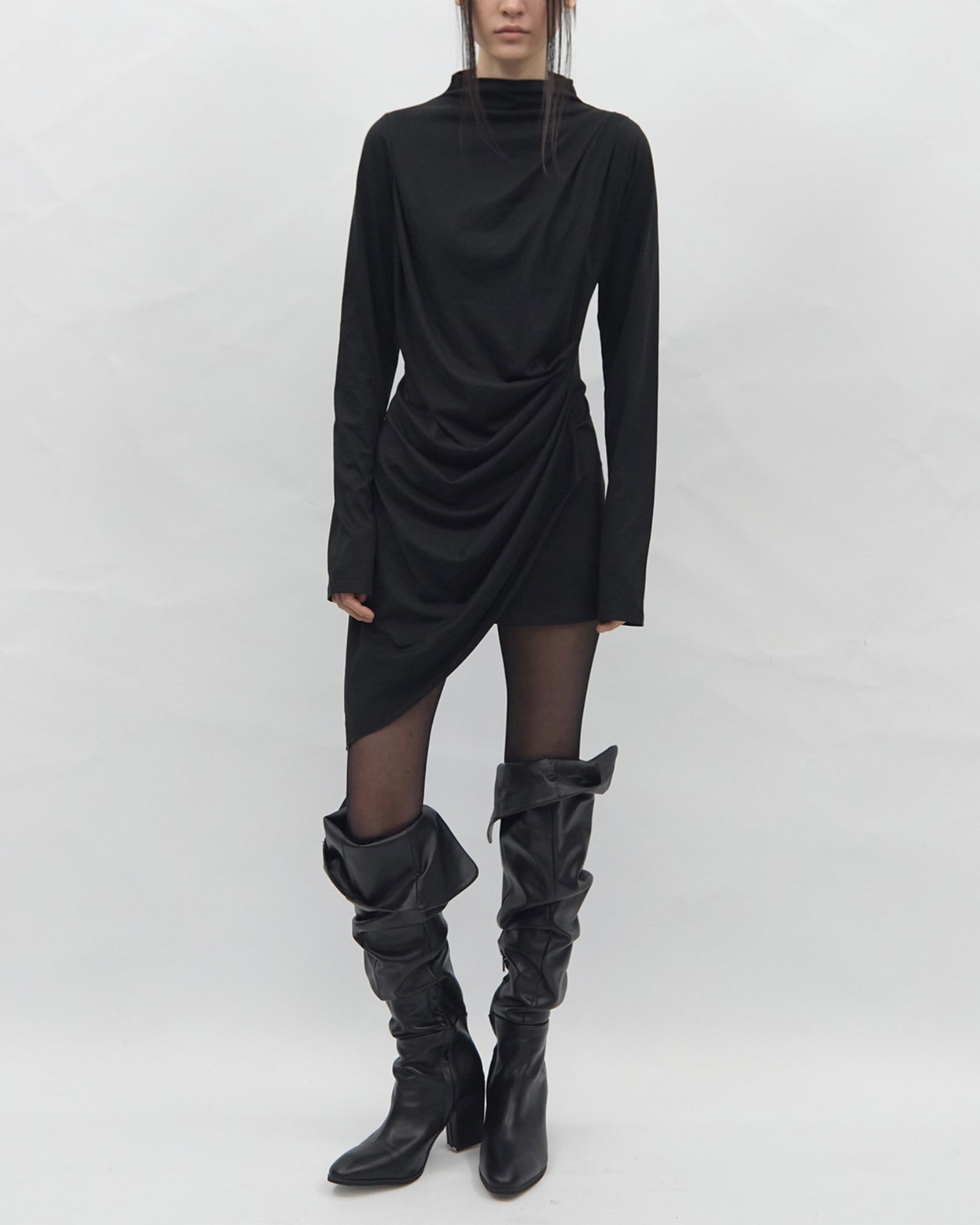 【BLR BLUER】Soft Draping Long Sleeve