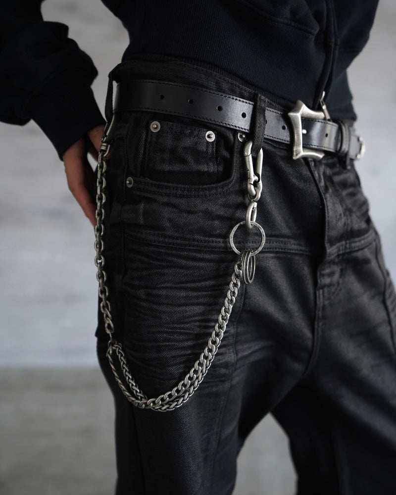 【CHIKASHITSU PLUS HIGH】Industrial link wallet chain