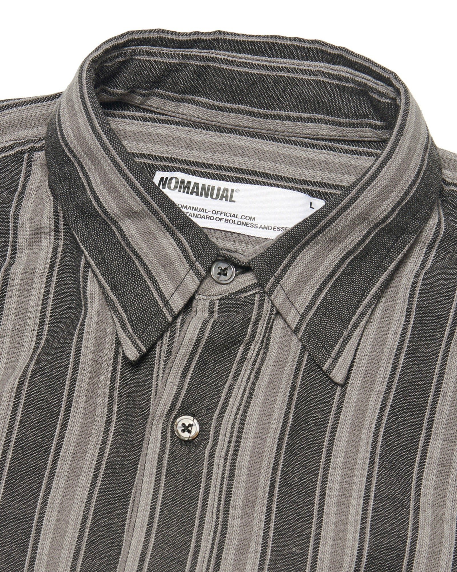 【NOMANUAL】M.L STRIPE SHIRT