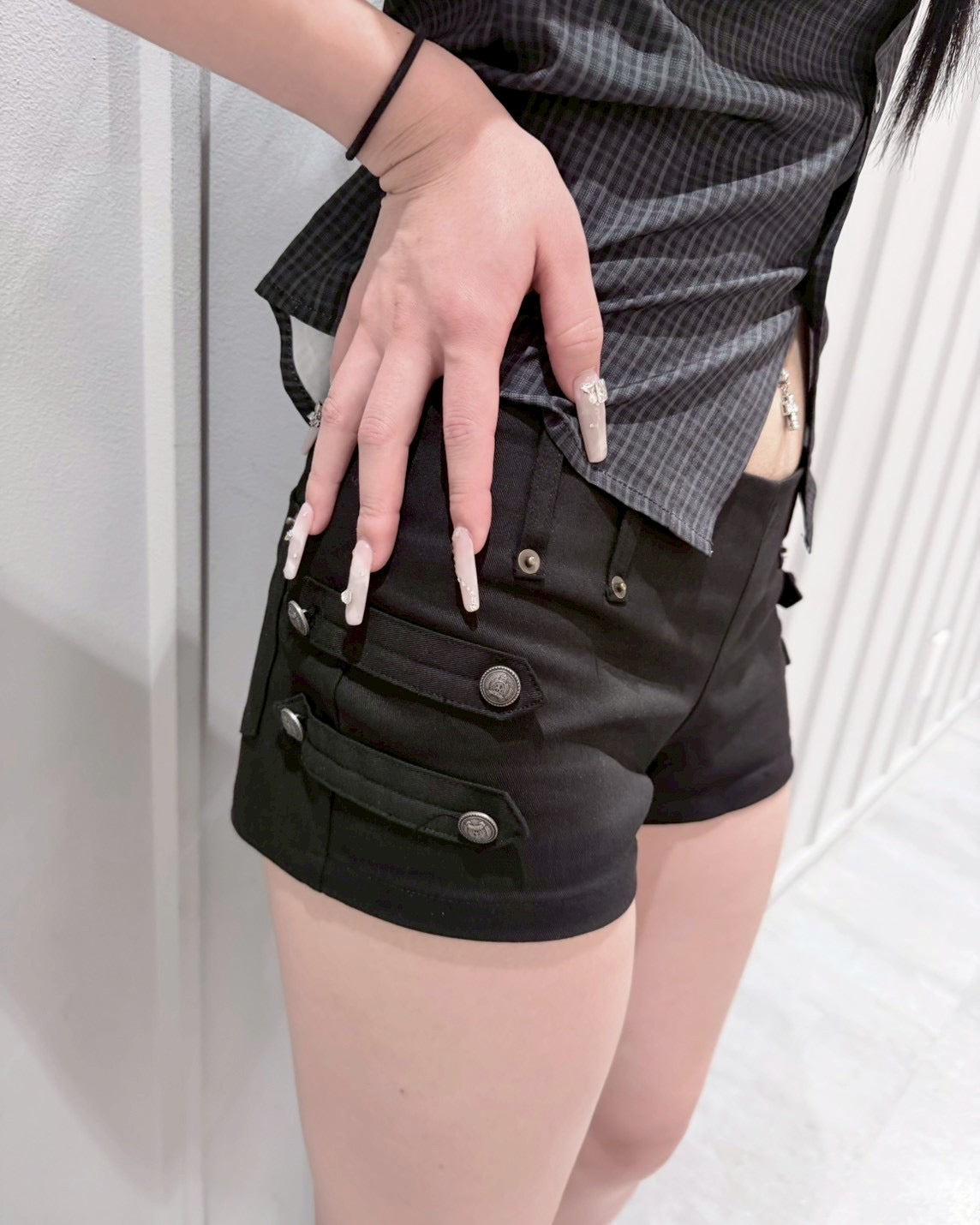 受注制【nmtc+】Napoleon Button Shorts
