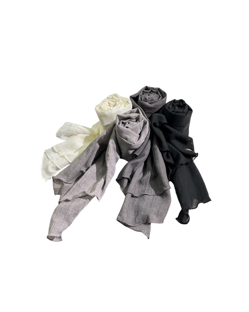 受注制【nmtc+】simple color scarf (4color)