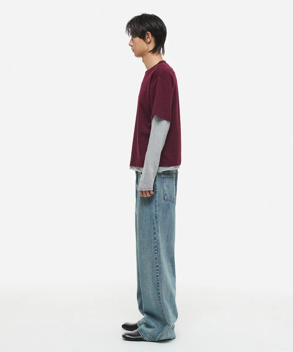 【DNSR】Spider Stitch Denim Pants