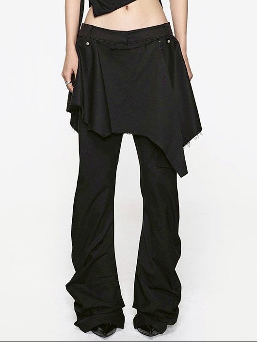 【ROCK CAKE】Bootcut Hook Skirt Pants