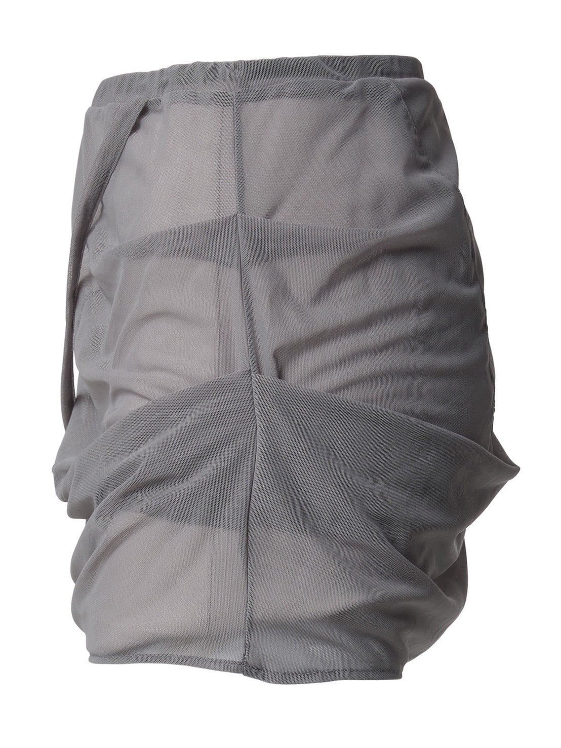 6/22 21:00発売【FLAREUP】Draped Mesh Layered Mini Skirt