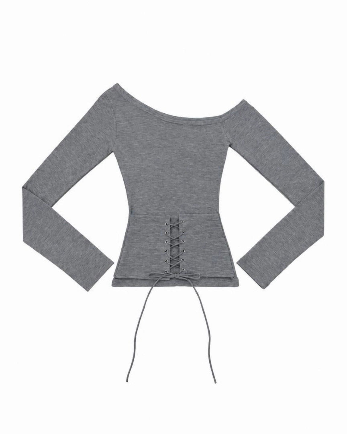 受注制【nmtc+】Corset Lace-Up Long Sleeve (3color)
