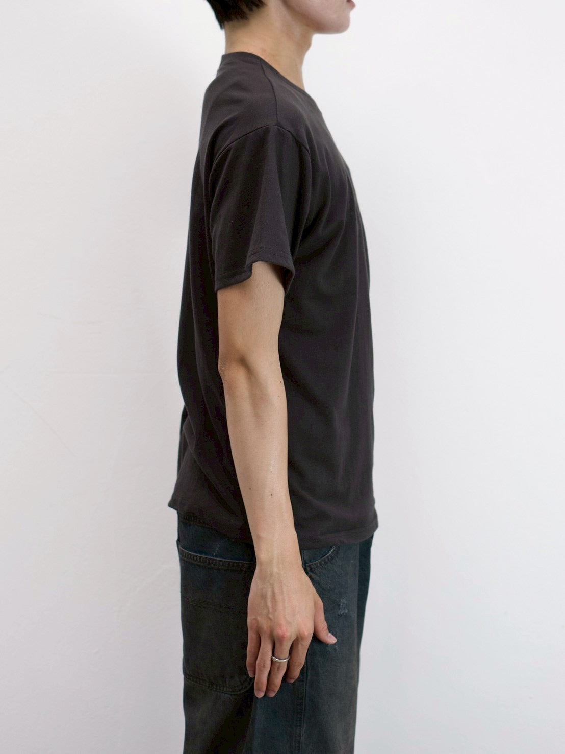 受注制【Chikashitsu +】sunshine printing crop tee (4color)