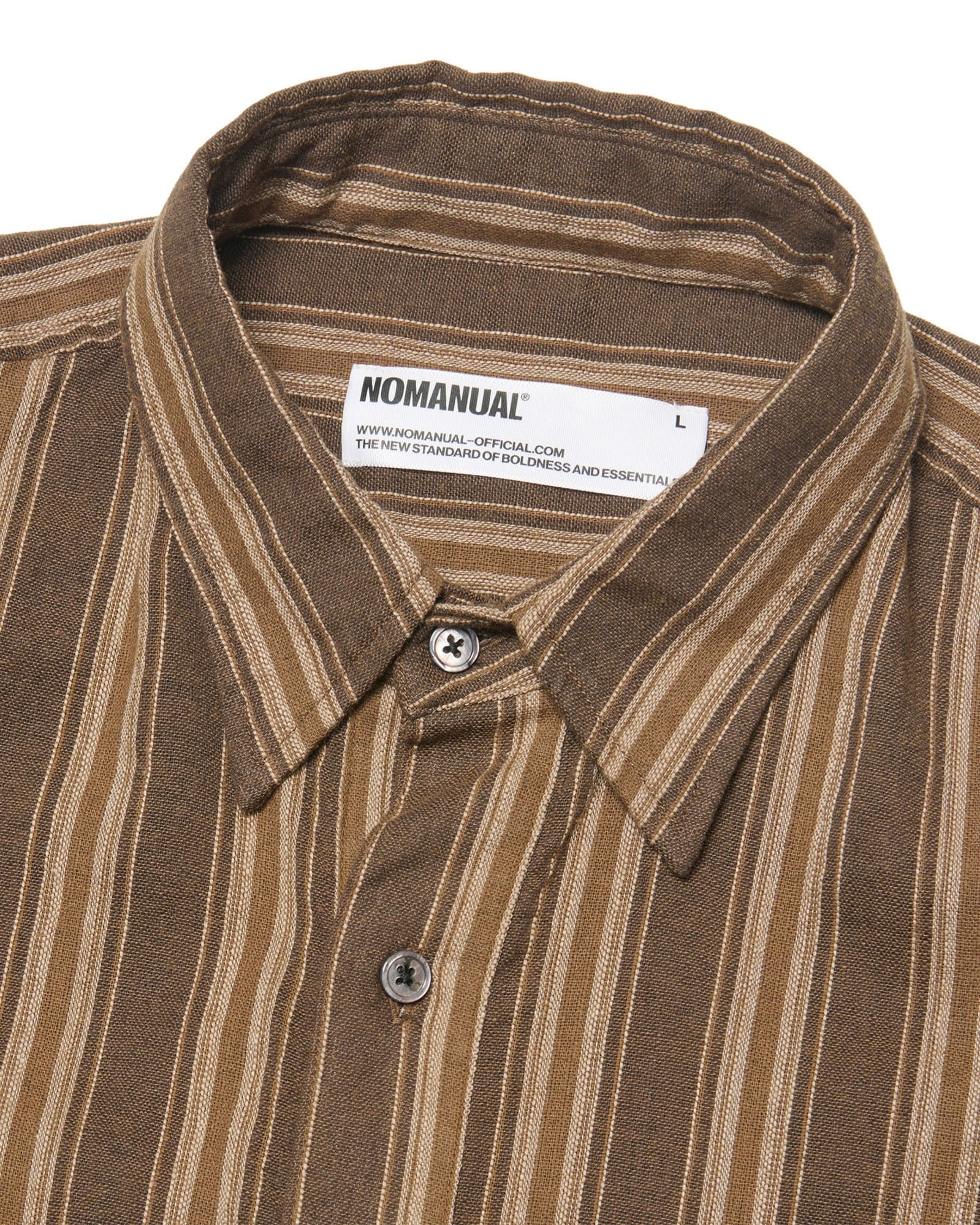 【NOMANUAL】M.L STRIPE SHIRT