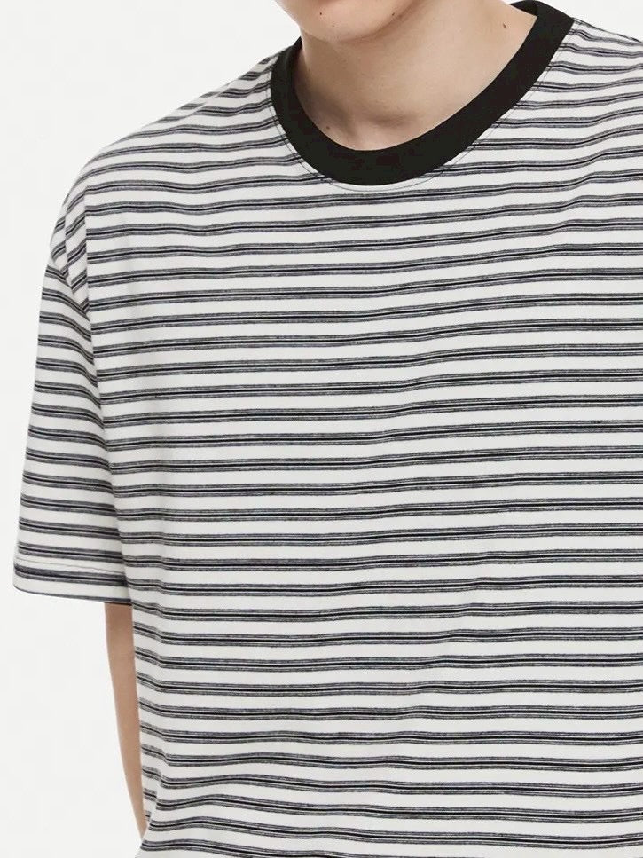 【DNSR】Stripe Crop T-Shirt