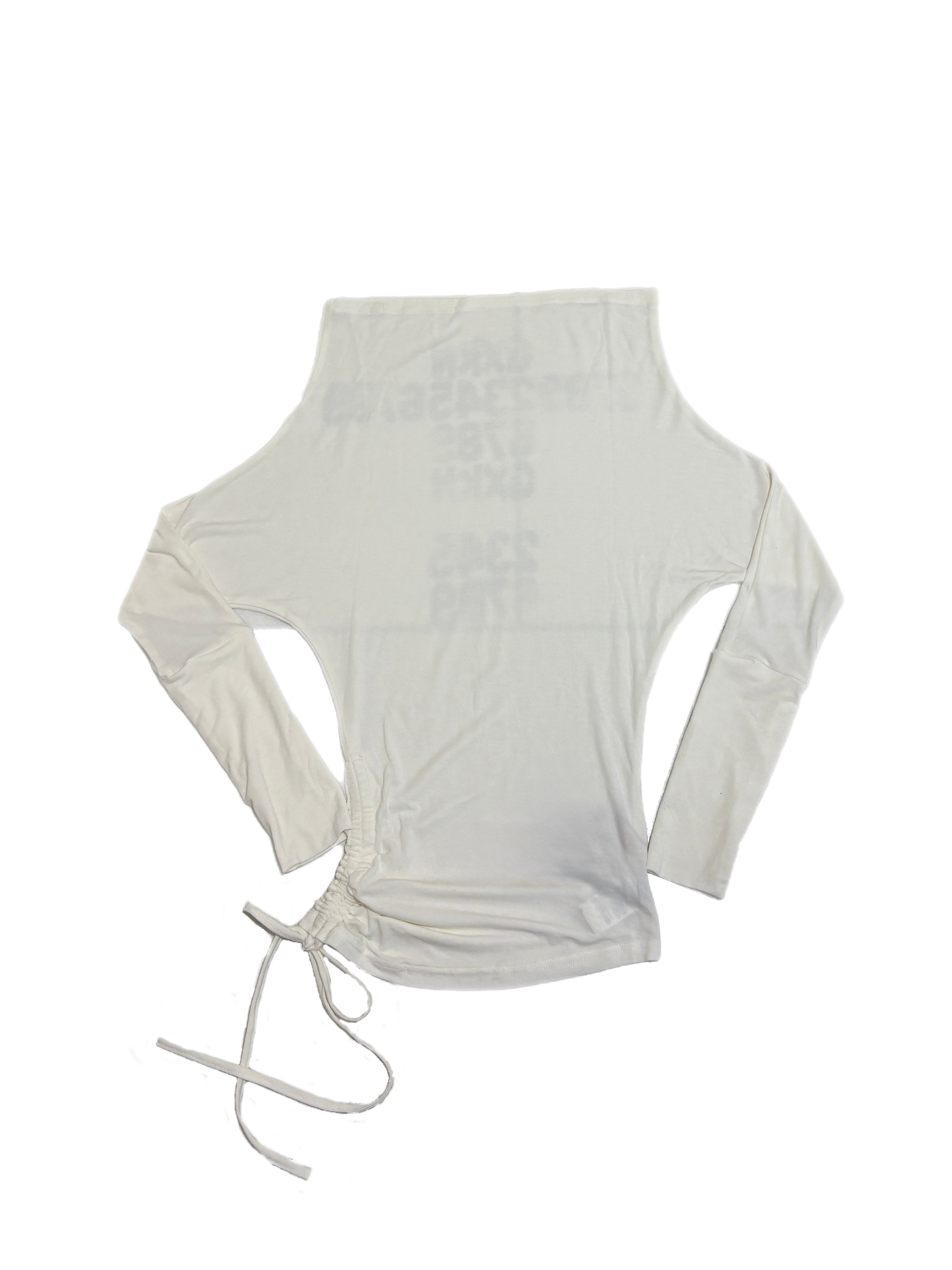 【BABY09】Shirring Off-Shoulder Print Top (2color)