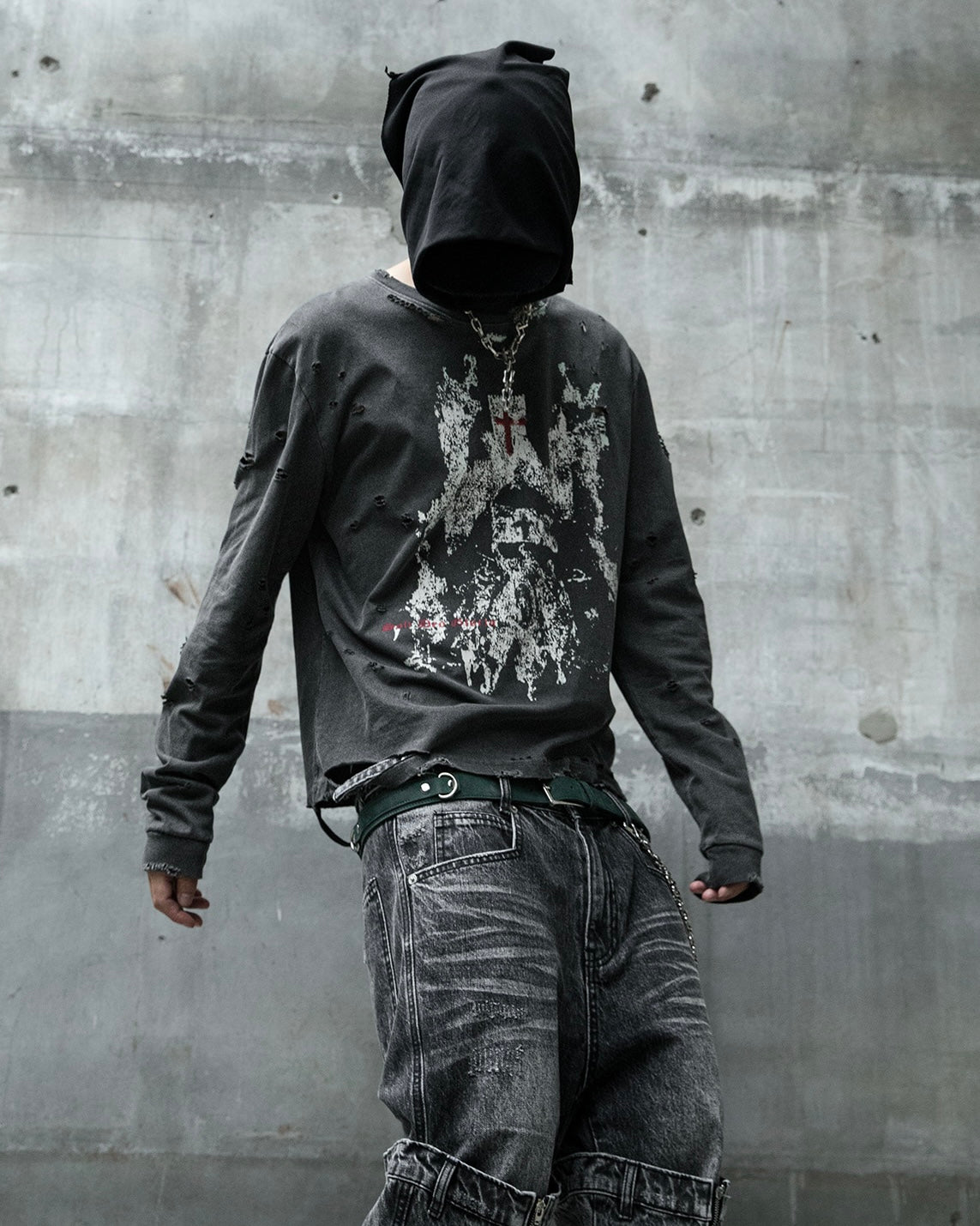 【roaringrad】Gloria Destroyed Long Sleeve