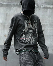 【roaringrad】Gloria Destroyed Long Sleeve